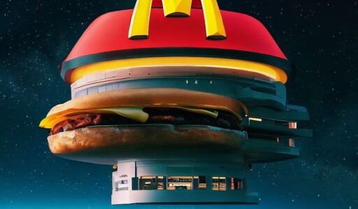 A space station floating the cultural impact of McDonald'